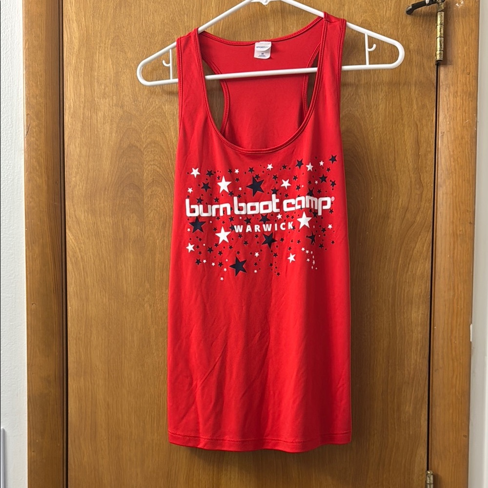 Red Burn Boot Camp Tank Top